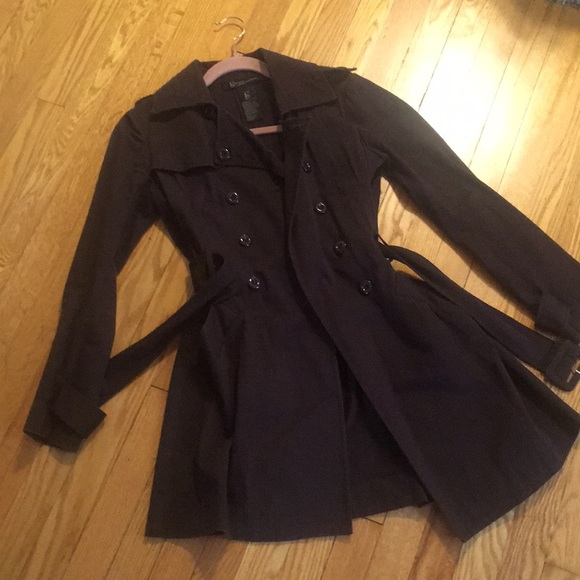 Espresso Brown Grass Collection Trench Coat - Picture 2 of 8